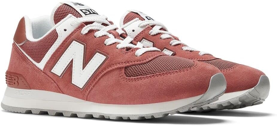 image:imageNew Balance Mens 574 Vulc SneakersRedWhite