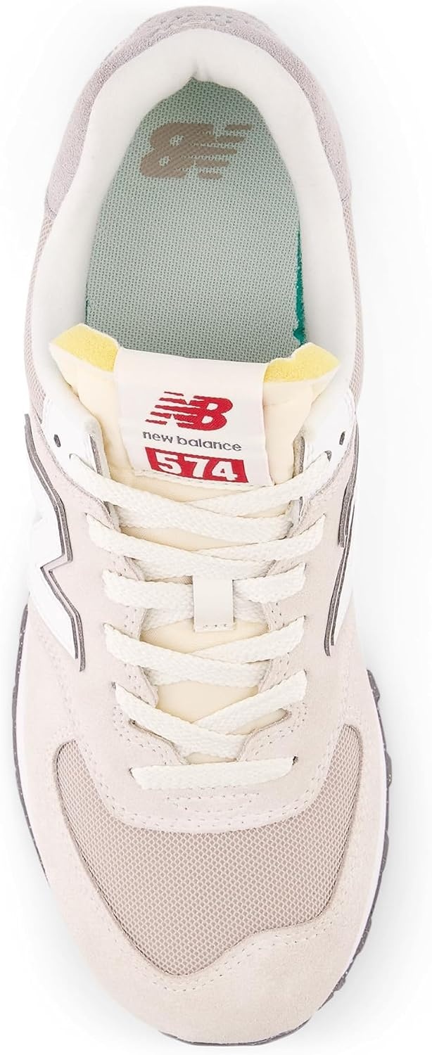 image:imageNew Balance Mens 574 Vulc SneakersSea SaltNb 102 White
