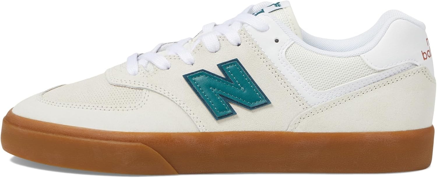 image:imageNew Balance Mens 574 Vulc SneakersSea SaltVintage Teal