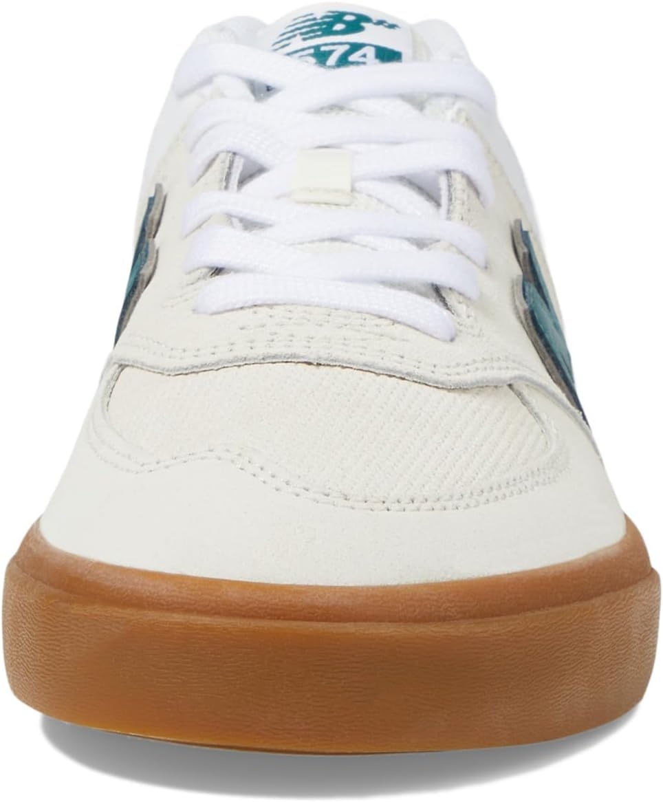 image:imageNew Balance Mens 574 Vulc SneakersSea SaltVintage Teal