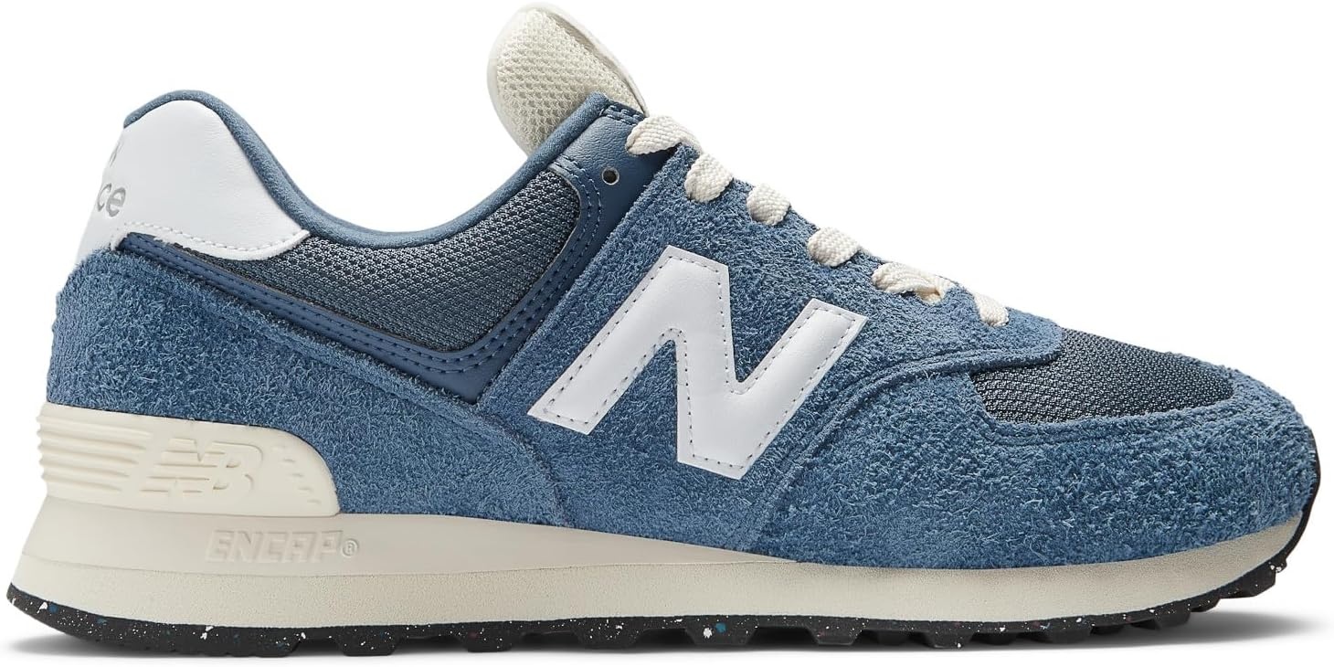 image:imageNew Balance Mens 574 Vulc SneakersVintage IndigoWhiteAngora