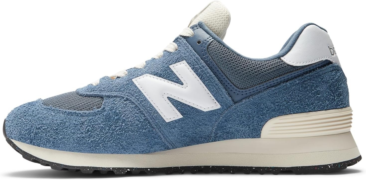 image:imageNew Balance Mens 574 Vulc SneakersVintage IndigoWhiteAngora