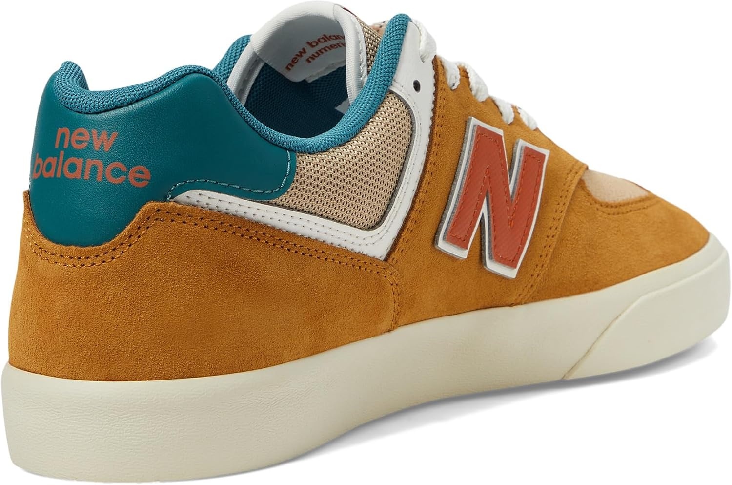 image:imageNew Balance Mens 574 Vulc SneakersWheatVintage Teal