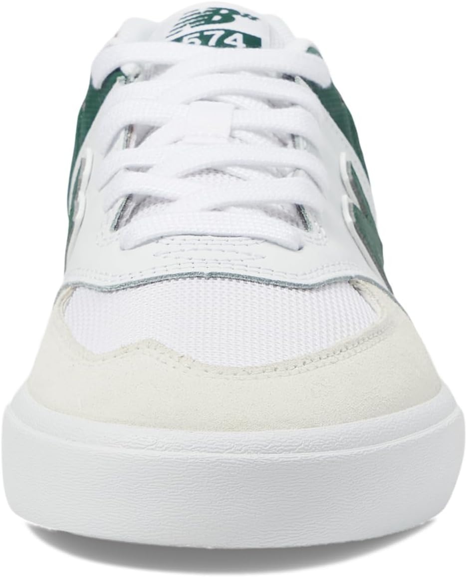 image:imageNew Balance Mens 574 Vulc SneakersWhiteForest