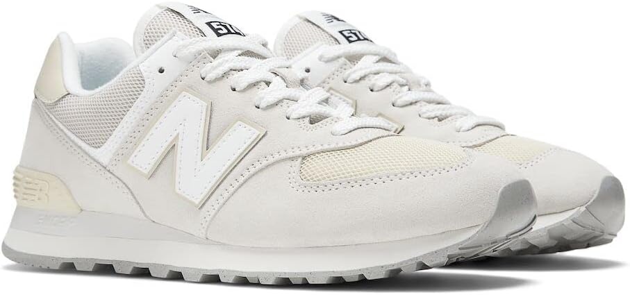 image:imageNew Balance Mens 574 Vulc SneakersWhiteGrey