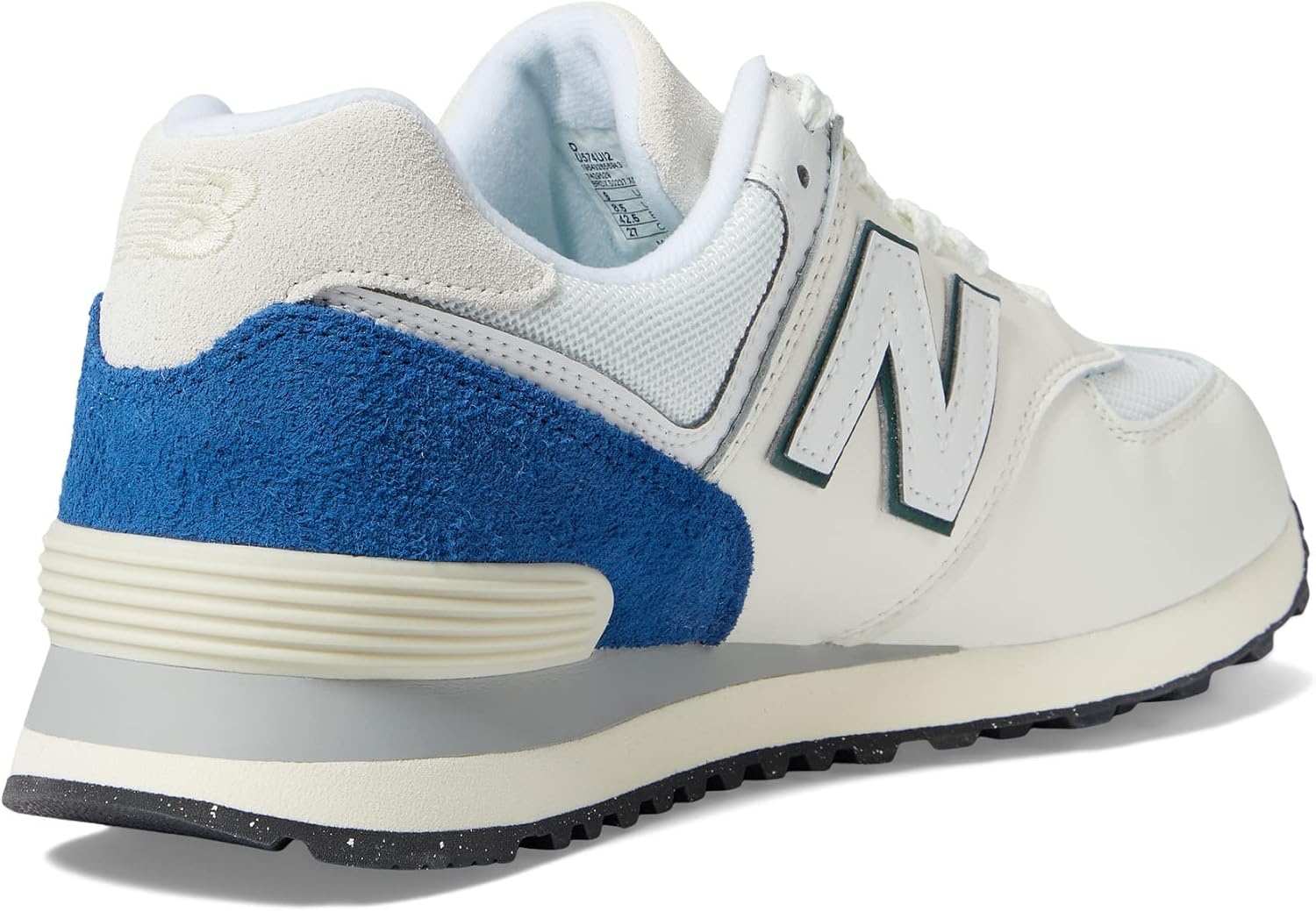 image:imageNew Balance Mens 574 Vulc SneakersWhiteRoyal Blue