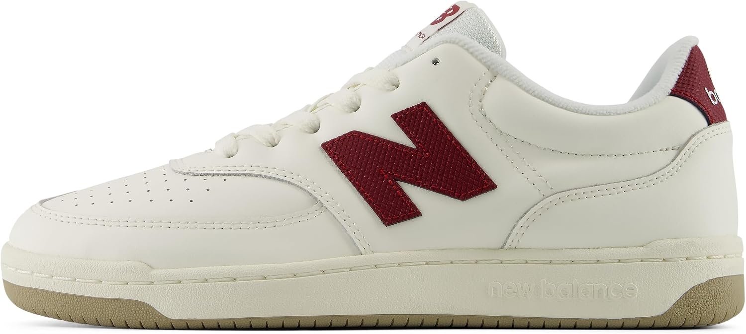 image:imageNew Balance Mens 80 Sneaker Casual ShoesSea SaltPodium Red