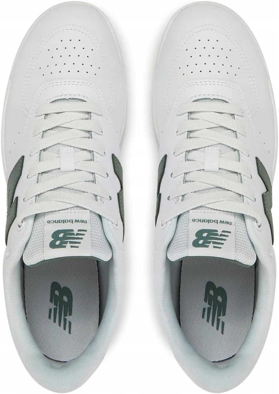 image:imageNew Balance Mens 80 Sneaker Casual ShoesWhiteDark Juniper