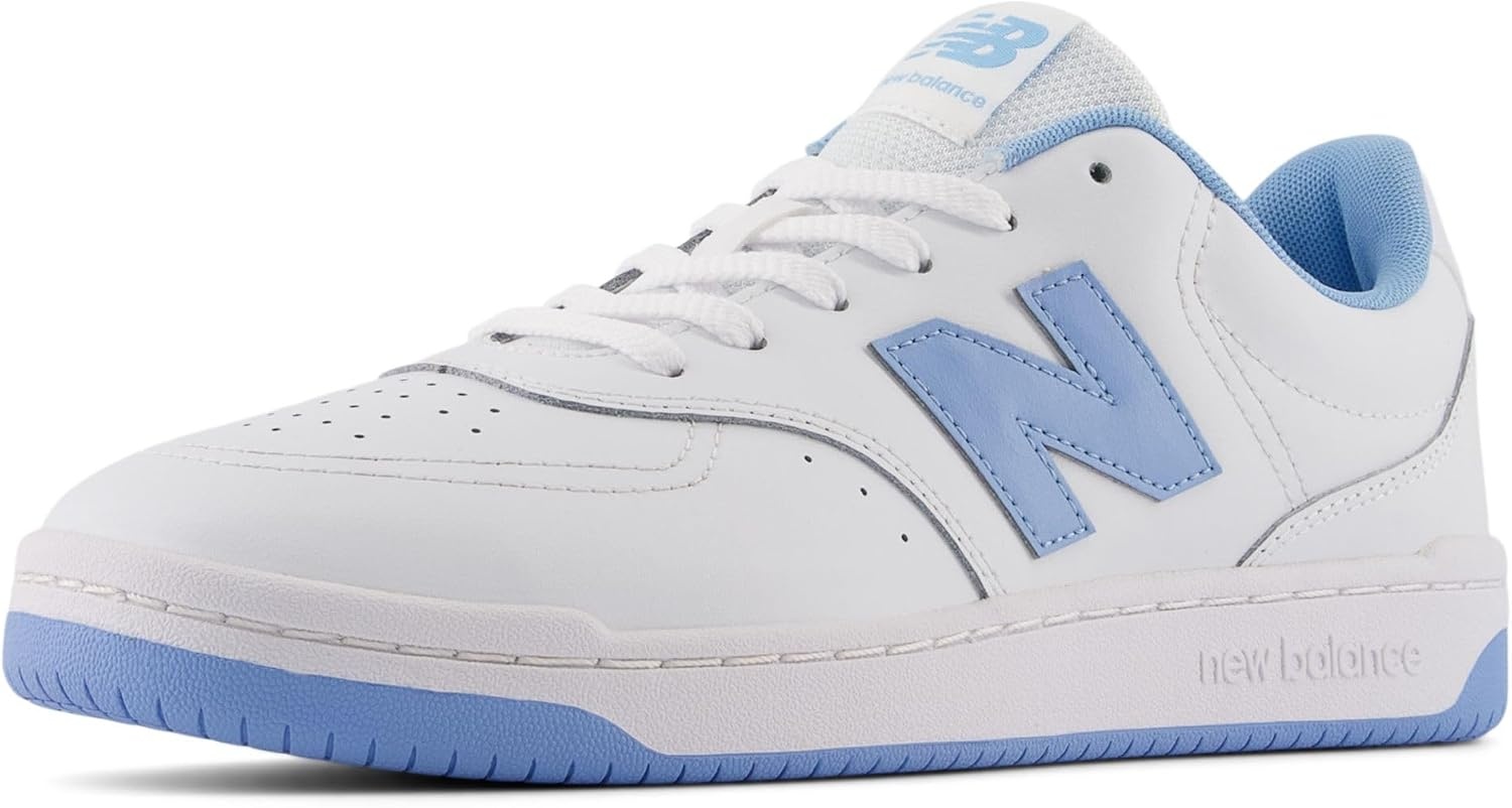 image:imageNew Balance Mens 80 Sneaker Casual ShoesWhiteLight Blue