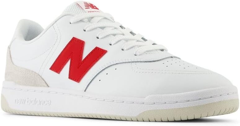 image:imageNew Balance Mens 80 Sneaker Casual ShoesWhiteTeam Red