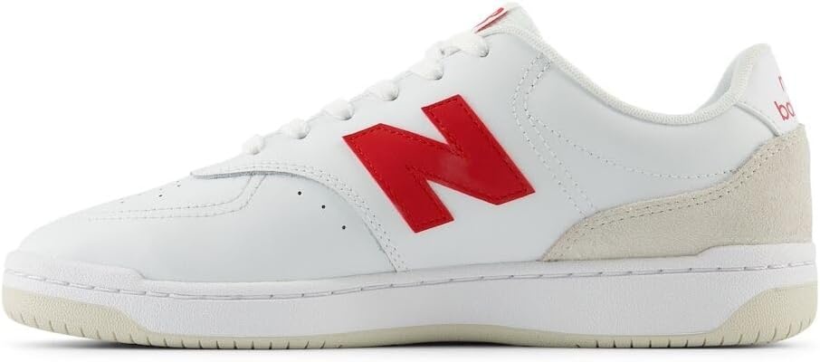 image:imageNew Balance Mens 80 Sneaker Casual ShoesWhiteTeam Red