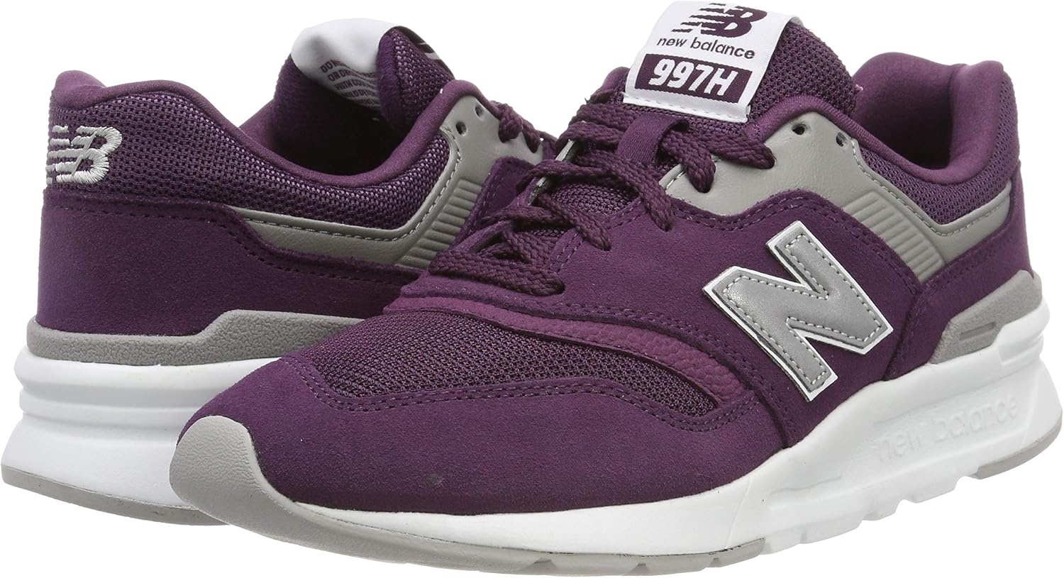 image:imageNew Balance Mens 997H V1 Classic SneakerDark Currant Silver
