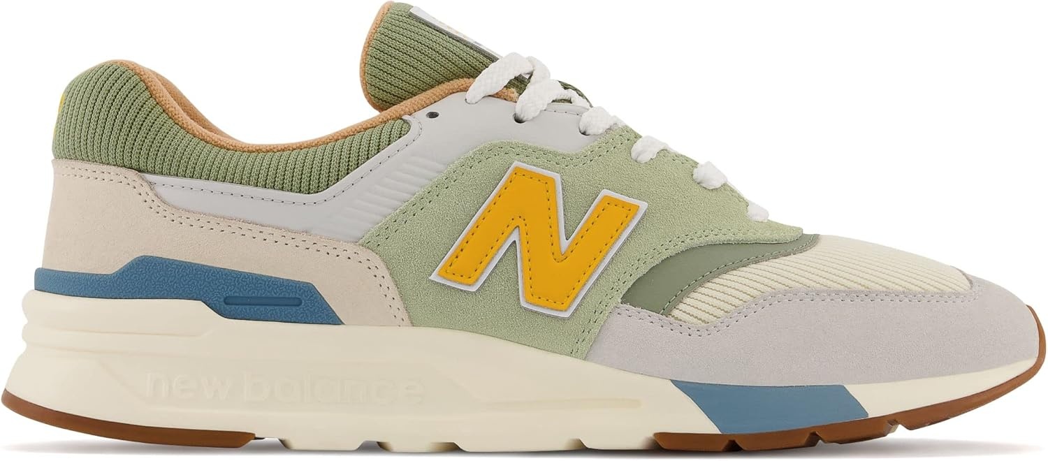 image:imageNew Balance Mens 997H V1 Classic SneakerOlive LeafSunflower