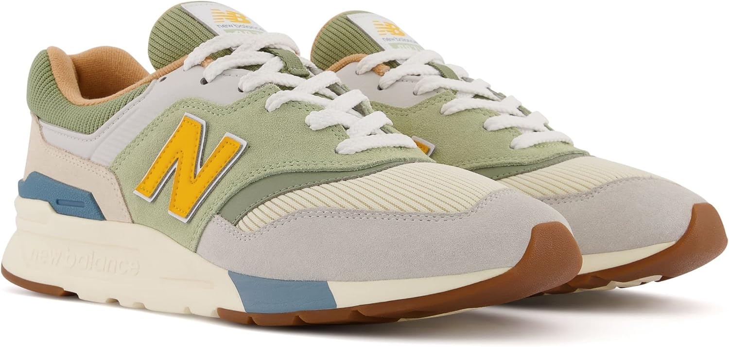 image:imageNew Balance Mens 997H V1 Classic SneakerOlive LeafSunflower