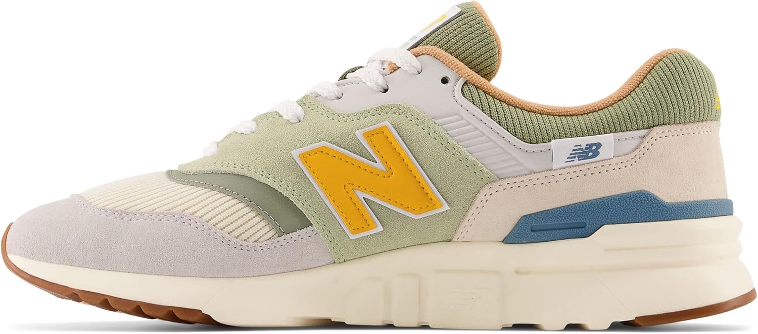 image:imageNew Balance Mens 997H V1 Classic SneakerOlive LeafSunflower