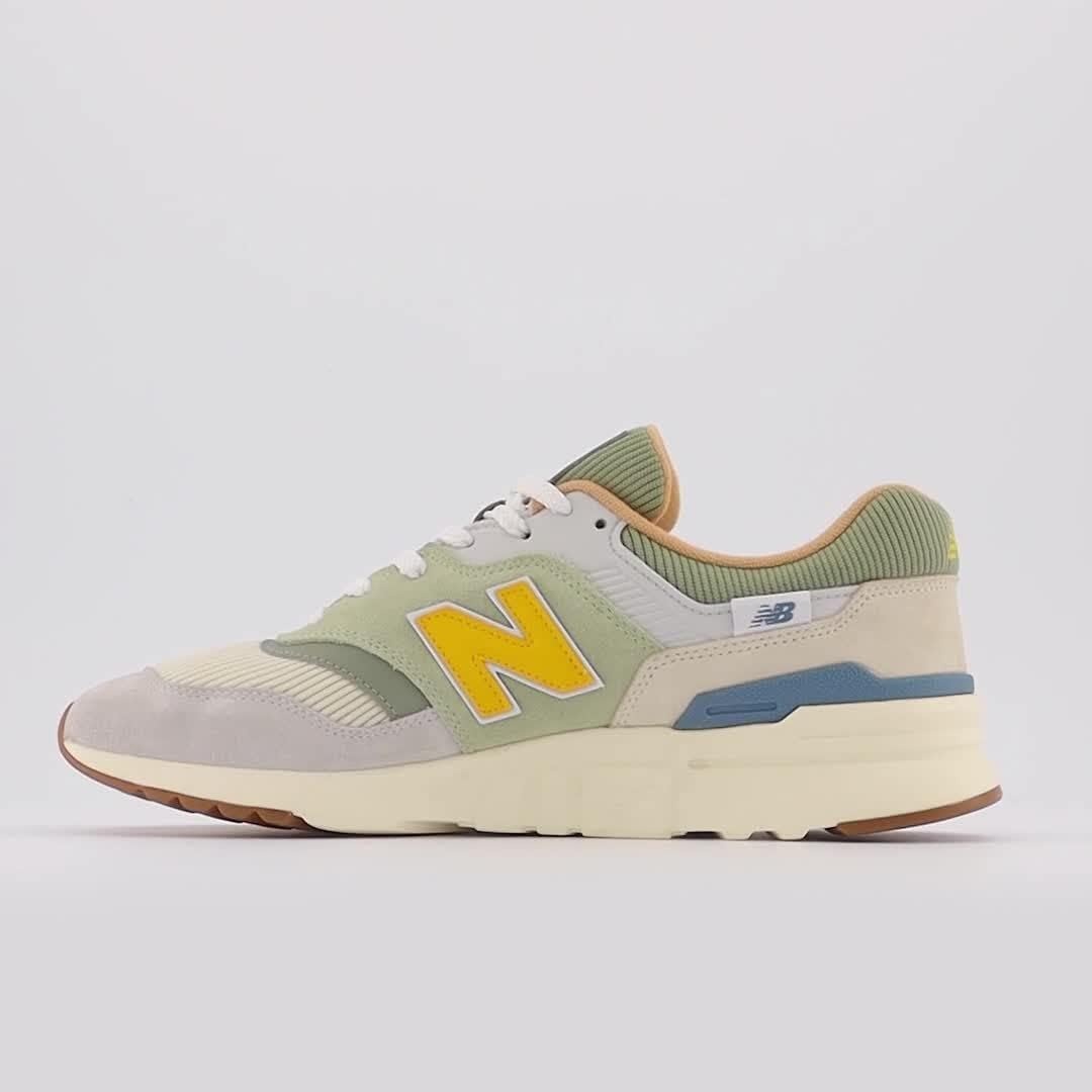image:imageNew Balance Mens 997H V1 Classic SneakerOlive LeafSunflower