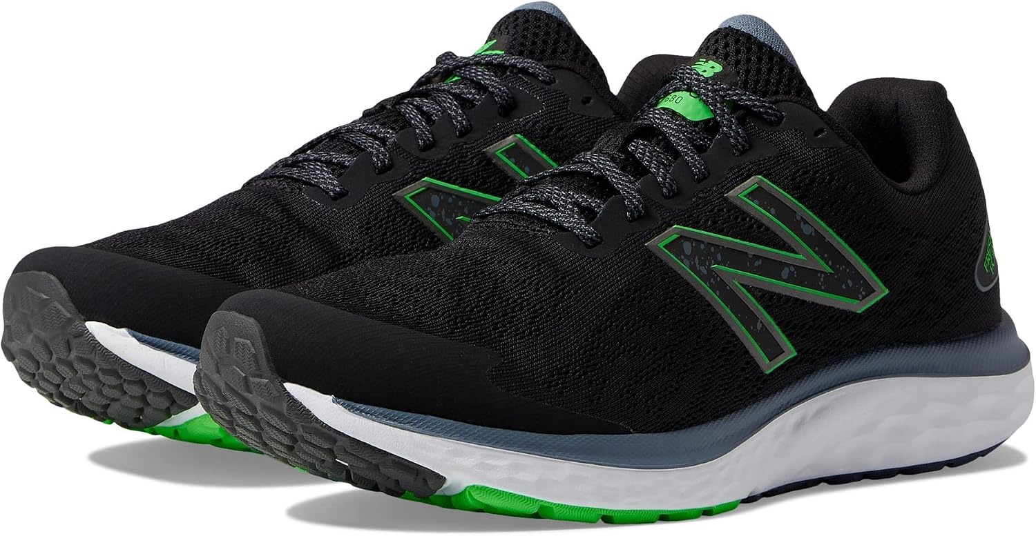 image:imageNew Balance Mens Fresh Foam 680 V7 Running Shoe Casual ShoesBlackVibrant Spring
