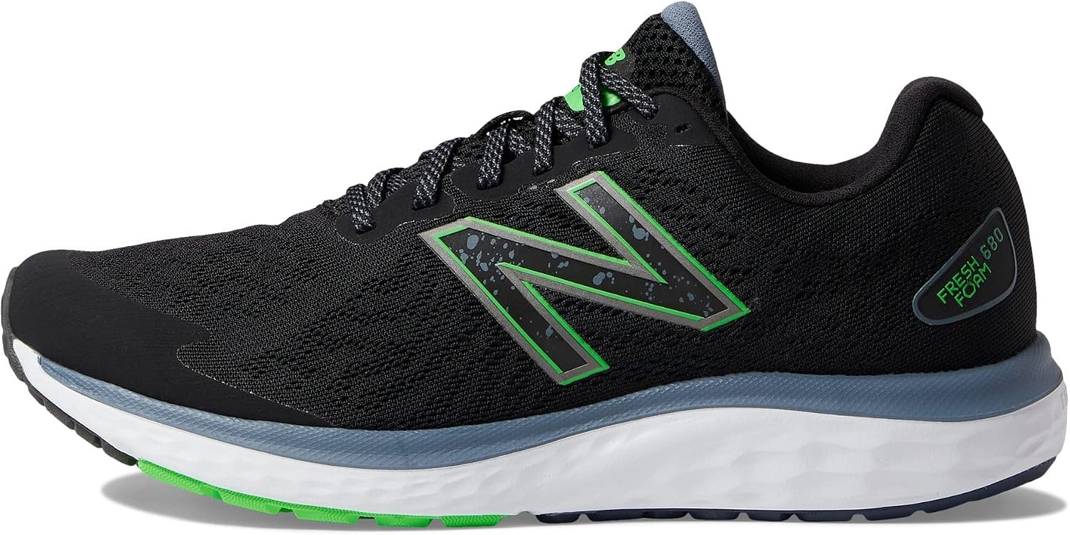 image:imageNew Balance Mens Fresh Foam 680 V7 Running Shoe Casual ShoesBlackVibrant Spring