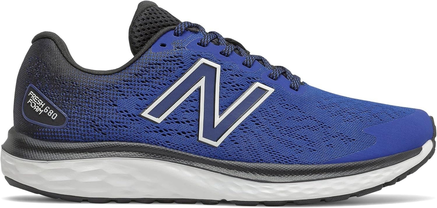 image:imageNew Balance Mens Fresh Foam 680 V7 Running Shoe Casual ShoesRoyal Blueblackwhite