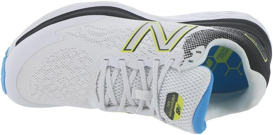 image:imageNew Balance Mens Fresh Foam 680 V7 Running Shoe Casual ShoesWhiteVibrant SkyLemonade