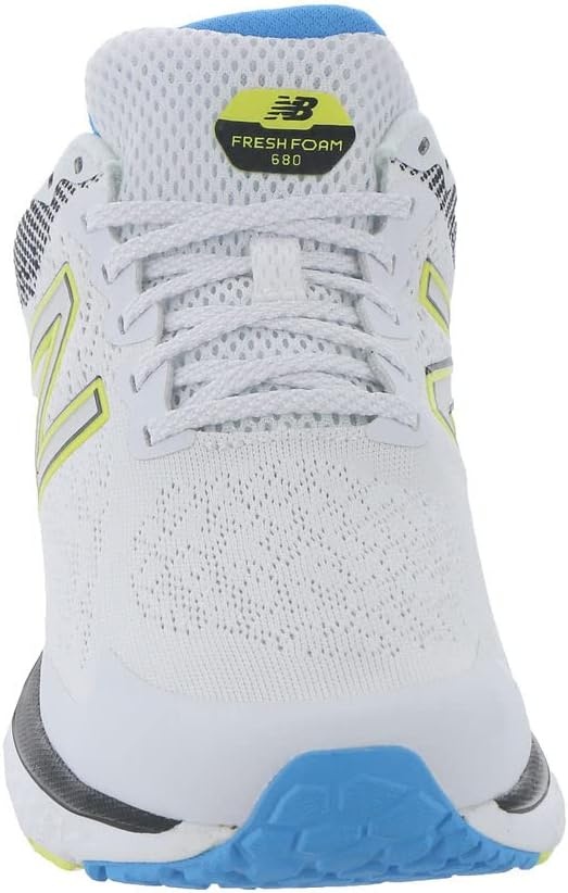 image:imageNew Balance Mens Fresh Foam 680 V7 Running Shoe Casual ShoesWhiteVibrant SkyLemonade