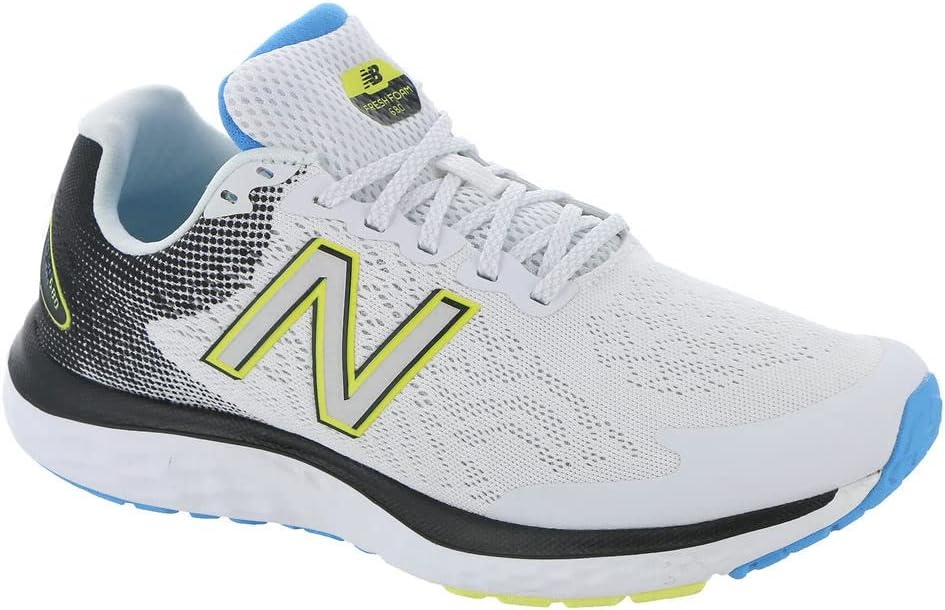 image:imageNew Balance Mens Fresh Foam 680 V7 Running Shoe Casual ShoesWhiteVibrant SkyLemonade