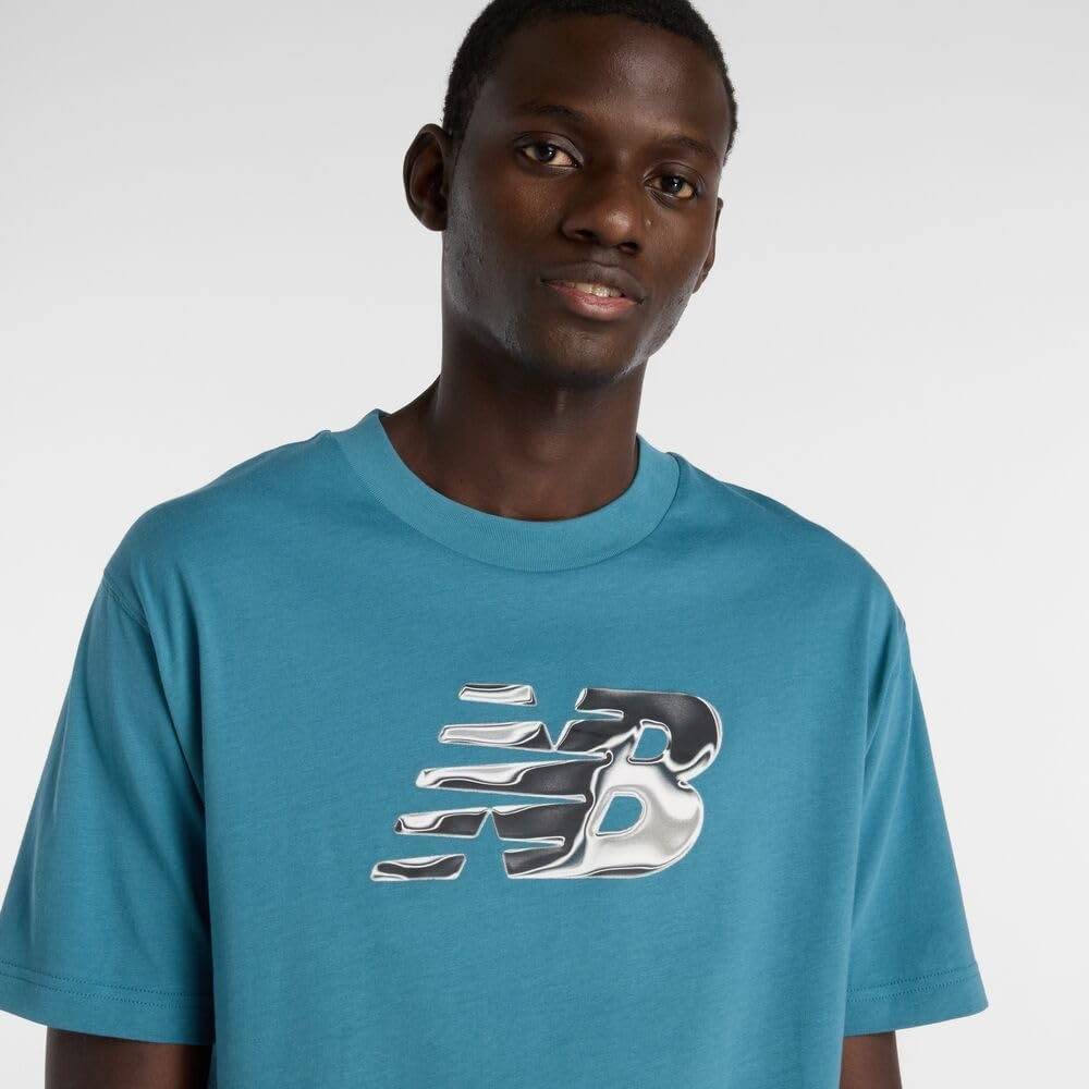 image:imageNew Balance Mens Graphic TShirtBig Teal Future Tech Nb