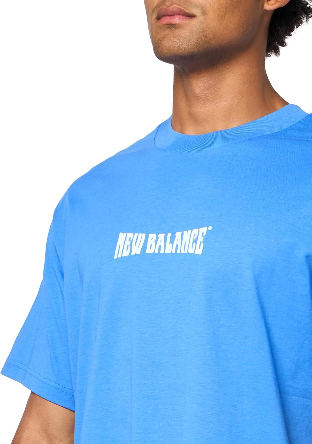 image:imageNew Balance Mens Graphic TShirtBlue Bird Wavey
