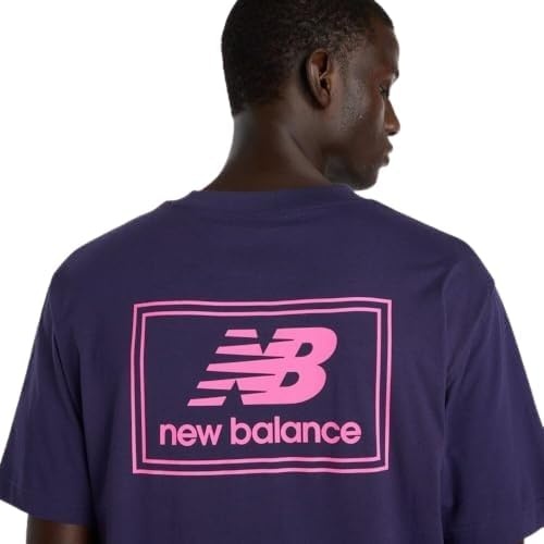 image:imageNew Balance Mens Graphic TShirtBoysenberry Woven Label