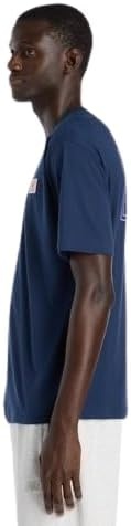 image:imageNew Balance Mens Graphic TShirtNb Navy Woven Label