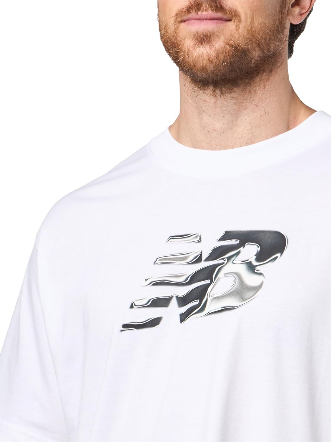 image:imageNew Balance Mens Graphic TShirtNb White Future Tech Nb