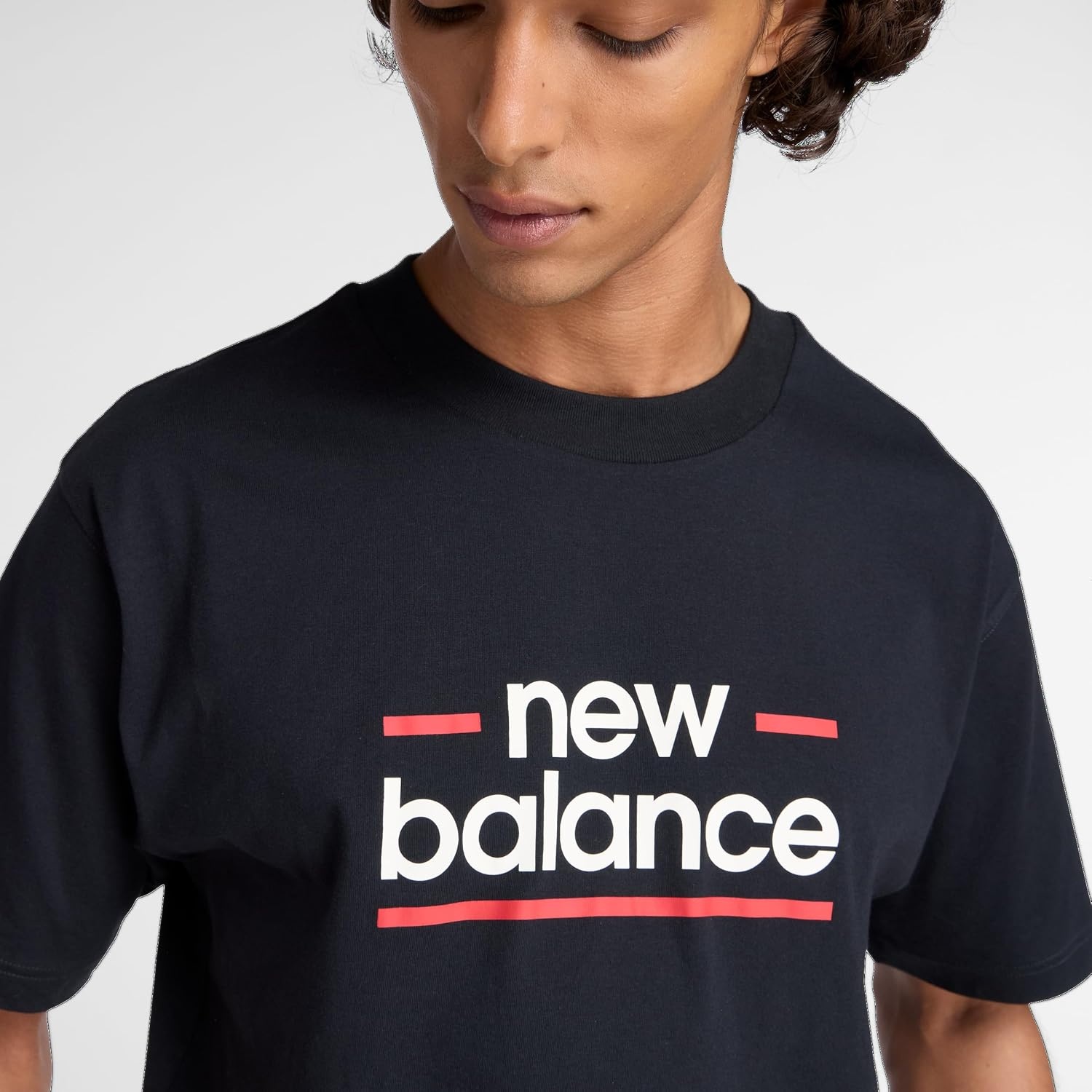 image:imageNew Balance Mens Linear Lines TShirtBlack