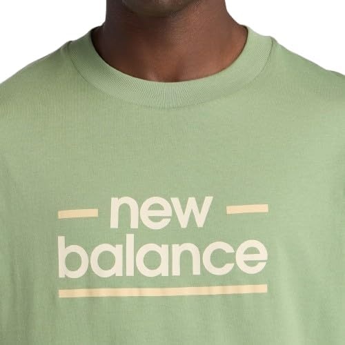 image:imageNew Balance Mens Linear Lines TShirtOregano Linear Lines