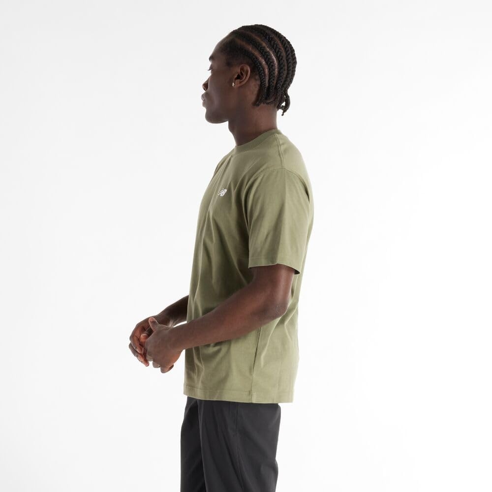 image:imageNew Balance Mens Sport Essentials Cotton TShirtDark Olivine