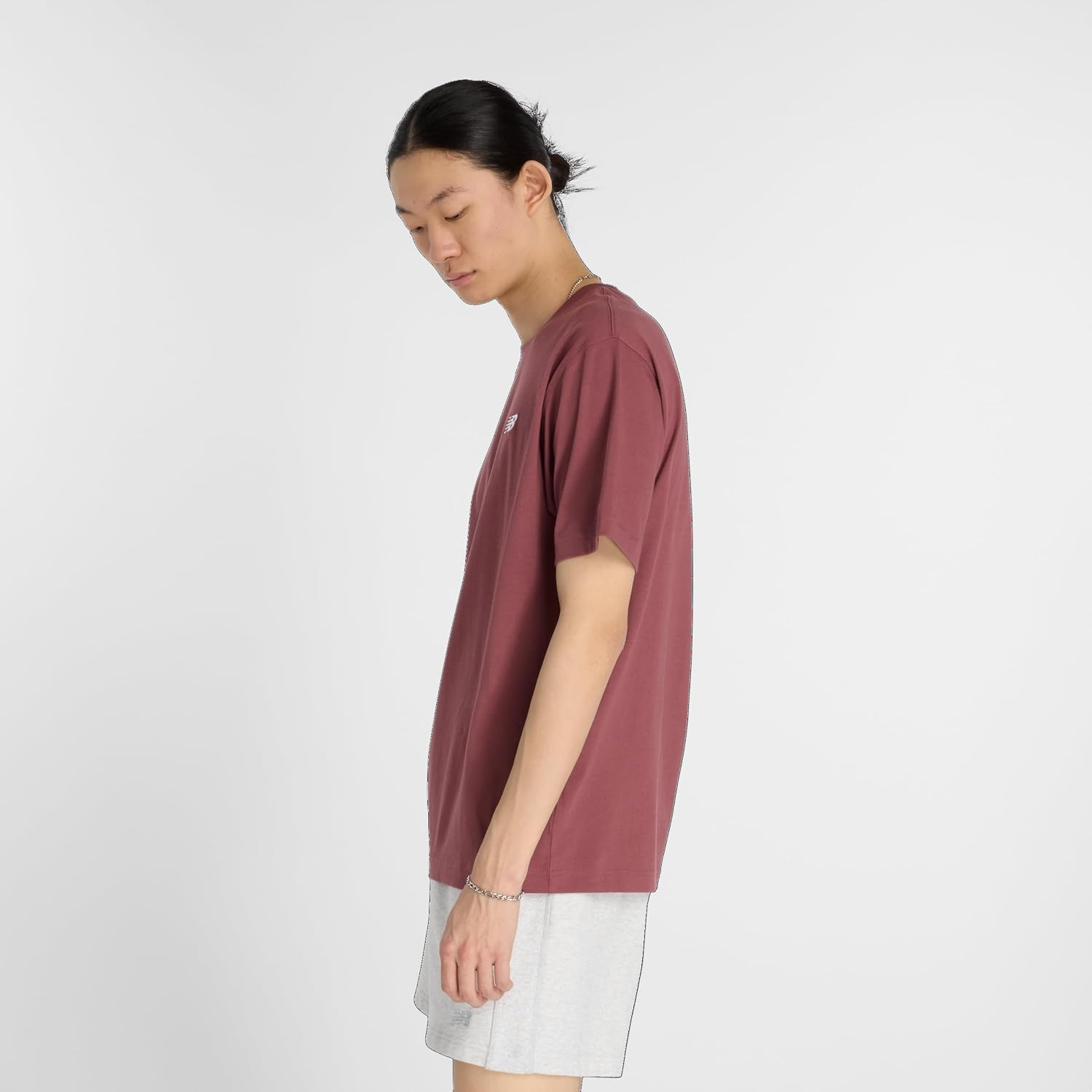 image:imageNew Balance Mens Sport Essentials Cotton TShirtWashed Burgundy
