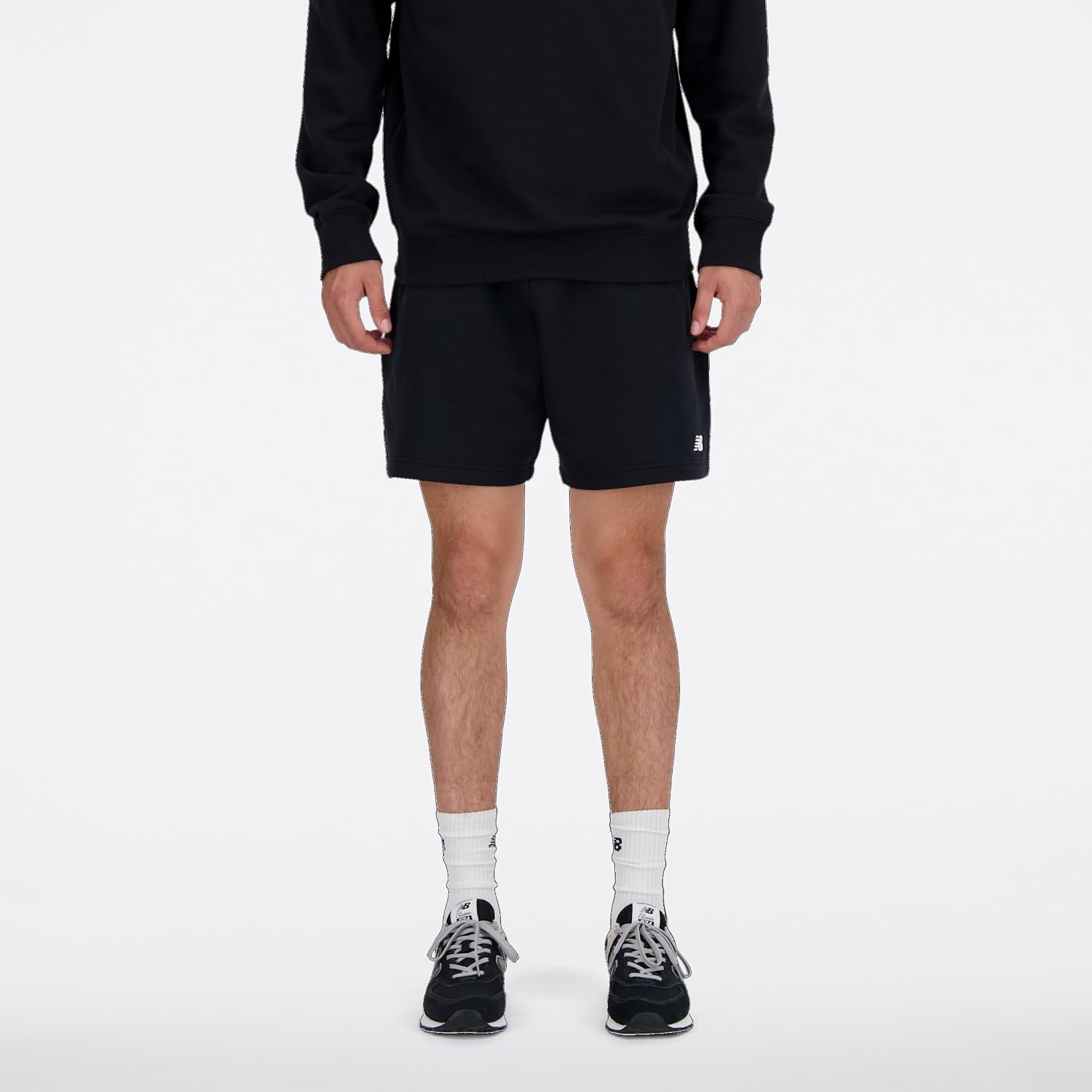 image:imageNew Balance Mens Sport Essentials Fleece Short 7 Black XXLarge