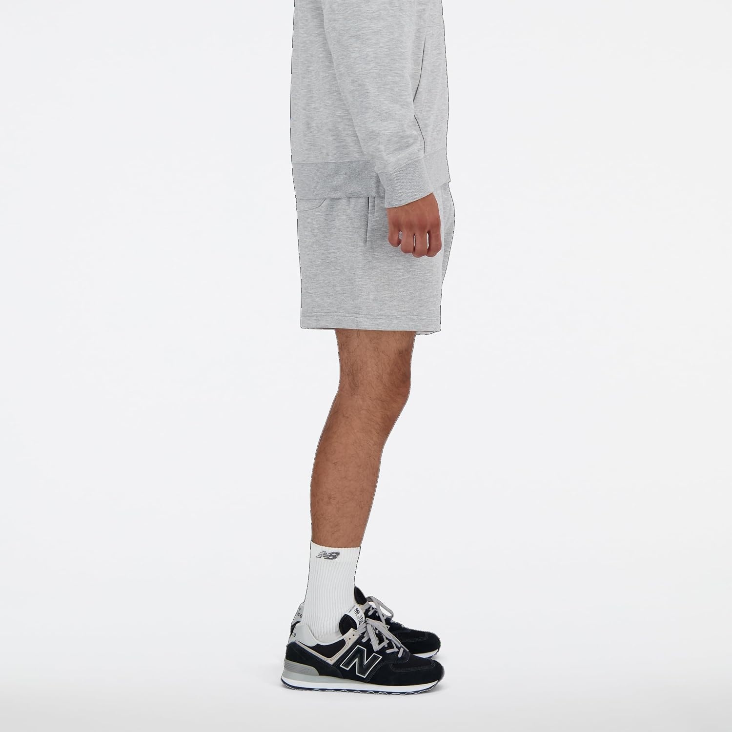 image:imageNew Balance Mens Sport Essentials Fleece Short 7Athletic Grey