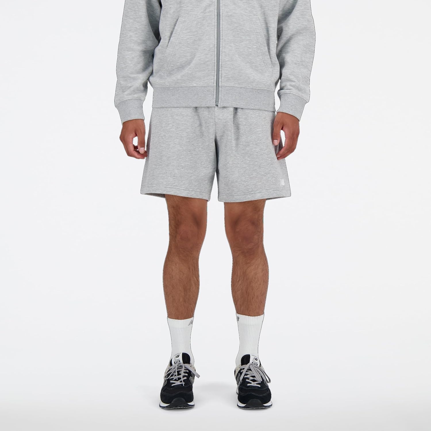 image:imageNew Balance Mens Sport Essentials Fleece Short 7Athletic Grey