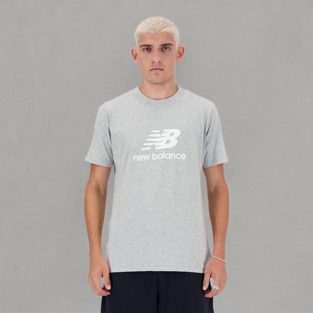 image:imageNew Balance Mens Sport Essentials Logo TShirtAthletic Grey