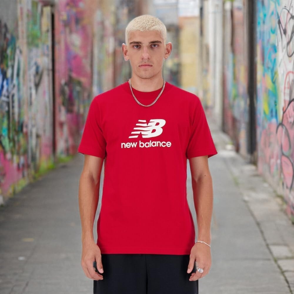 image:imageNew Balance Mens Sport Essentials Logo TShirtTeam Red
