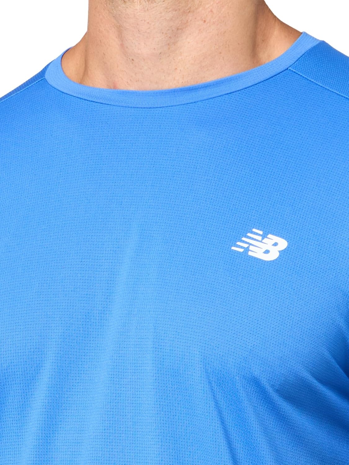 image:imageNew Balance Mens Sport Short Sleeve TShirtBlue Bird