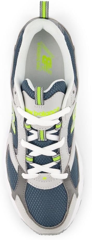 image:imageNew Balance UnisexAdult 408 Sneaker Casual ShoesRain CloudShadow BlueAlkaline Green