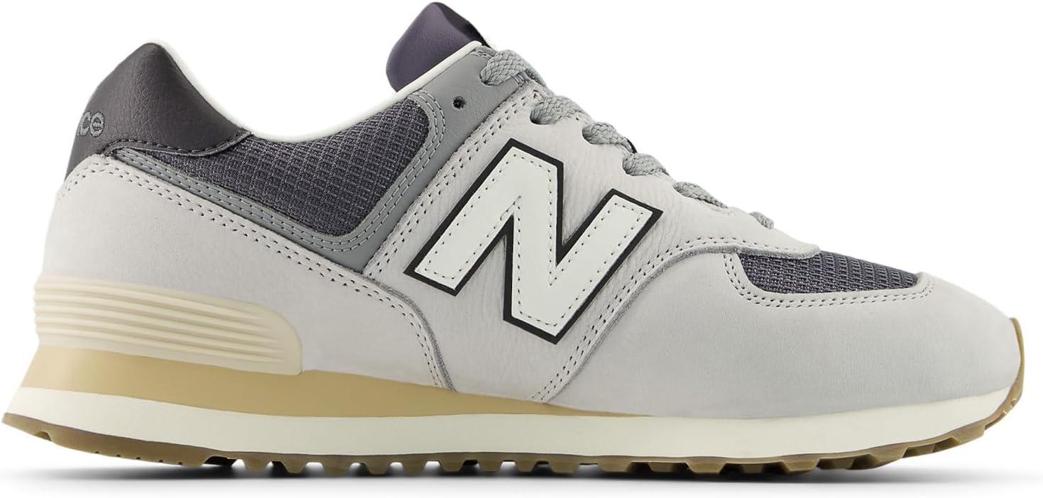 image:imageNew Balance UnisexAdult 574 Sneaker6023 BlackDark Silver Metallic