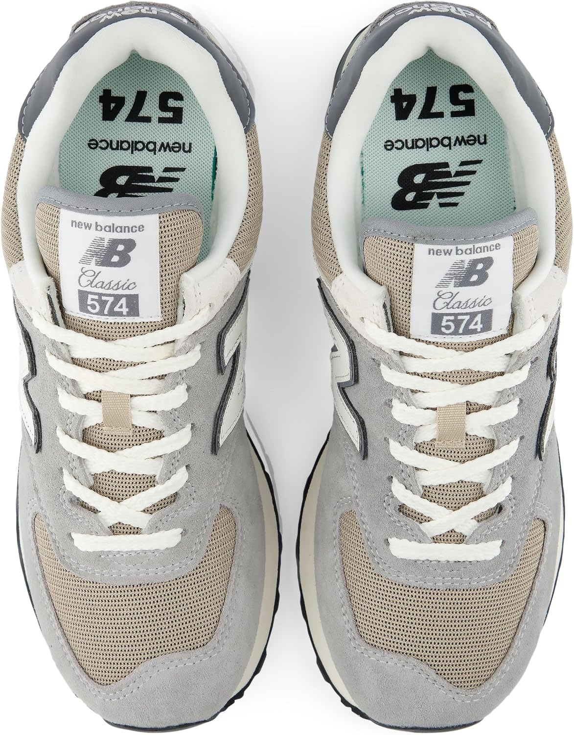 image:imageNew Balance UnisexAdult 574 SneakerCastlerockStoneware