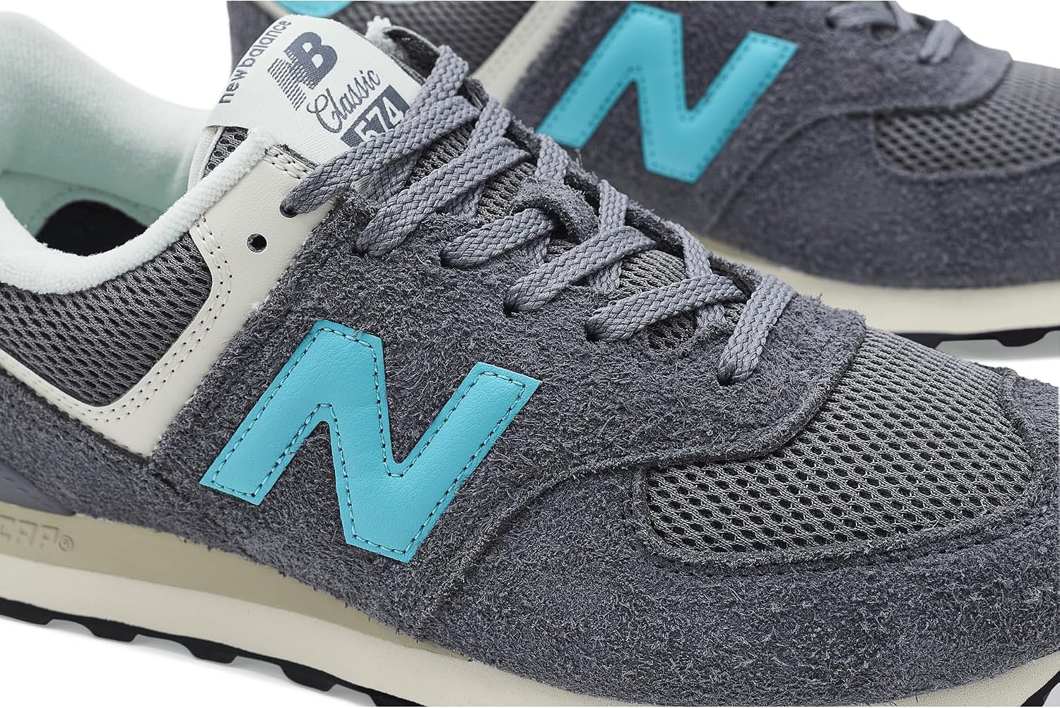 image:imageNew Balance UnisexAdult 574 SneakerNeptune GreyTaffy Blue