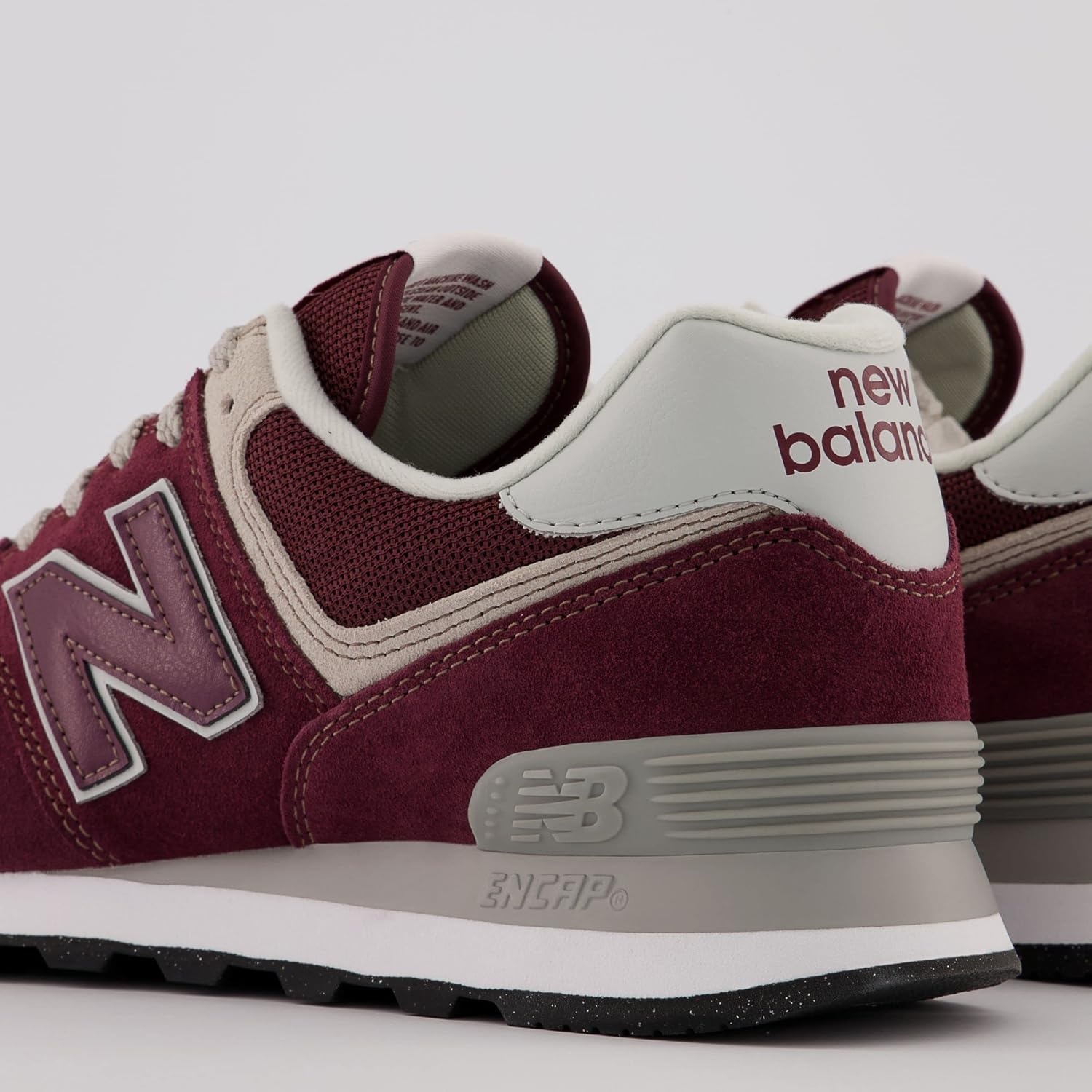 image:imageNew Balance UnisexAdult 574 V2 Casual ShoesBurgundy Evm Dark