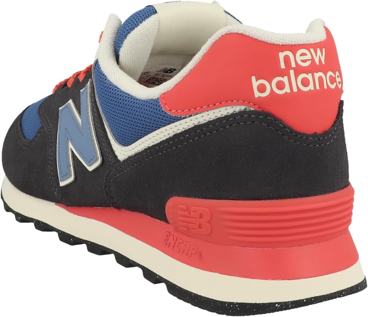 image:imageNew Balance UnisexAdult 574 V2 Casual ShoesPhantomBlue AgateBlast Red