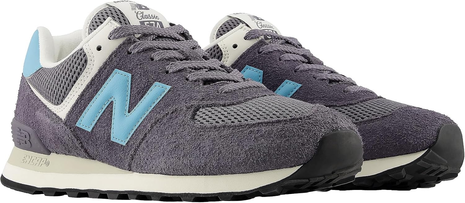 image:imageNew Balance UnisexAdult U574v1 Casual ShoesNeptune GreyTaffy Blue