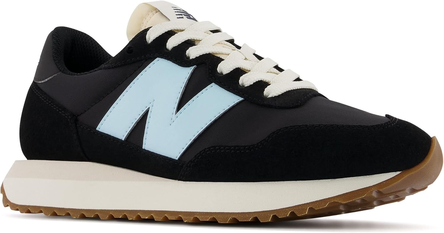 image:imageNew Balance Womens 237 V1 Sneaker Casual ShoesBlackBleach Blue