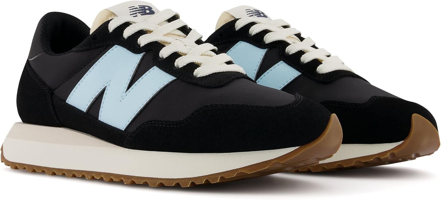 image:imageNew Balance Womens 237 V1 Sneaker Casual ShoesBlackBleach Blue